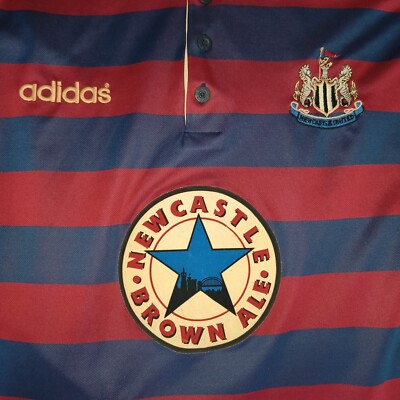 Rare Newcastle United Away Football Shirt Jersey Les Ferdinand