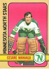 CESARE MANIAGO  1972-73 TOPPS HOCKEY #104