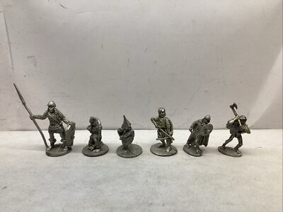 Ral Partha MILITIA x6 models unpainted metal OOP CM71325