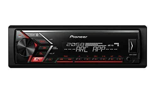 Pioneer MVH-S300BT Auto Système Stéréo - Noir/Rouge
