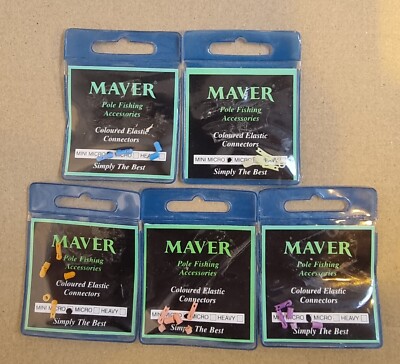 Maver Mini Micro Elastic Connector (2 pro Packung verschiedene Farben)