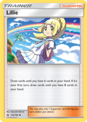 1x Lillie 125/156 Ultra Prism Pokemon TCG Card NM | eBay