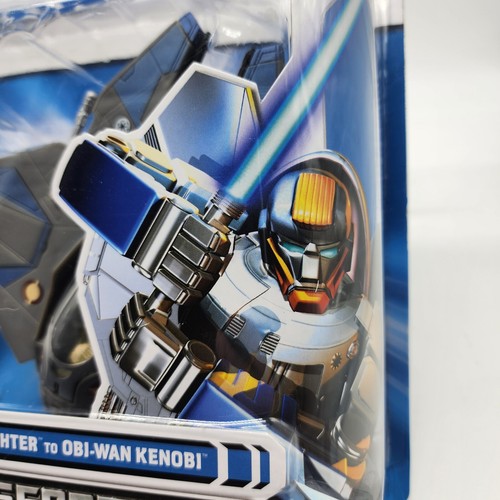 Star Wars Transformers Crossovers Jedi Starfighter To Obi-wan Kenobi Shipped New - Picture 4 of 10