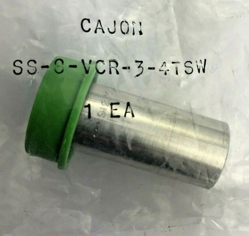 Swagelok Cajon SS-8-VCR-3-4TSW Reduzierbuchse Schweißverschraubung 1/2"" Videorecorder x 1/4"" Rohr  - Bild 1 von 4