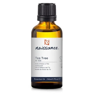 Naissance Tea Tree Essential Oil (No. 109) - 50ml - Aromatherapy, Massage, Skin