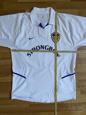LEEDS UNITED 2002 2003 HOME FOOTBALL SHIRT SOCCER JERSEY NIKE sz M