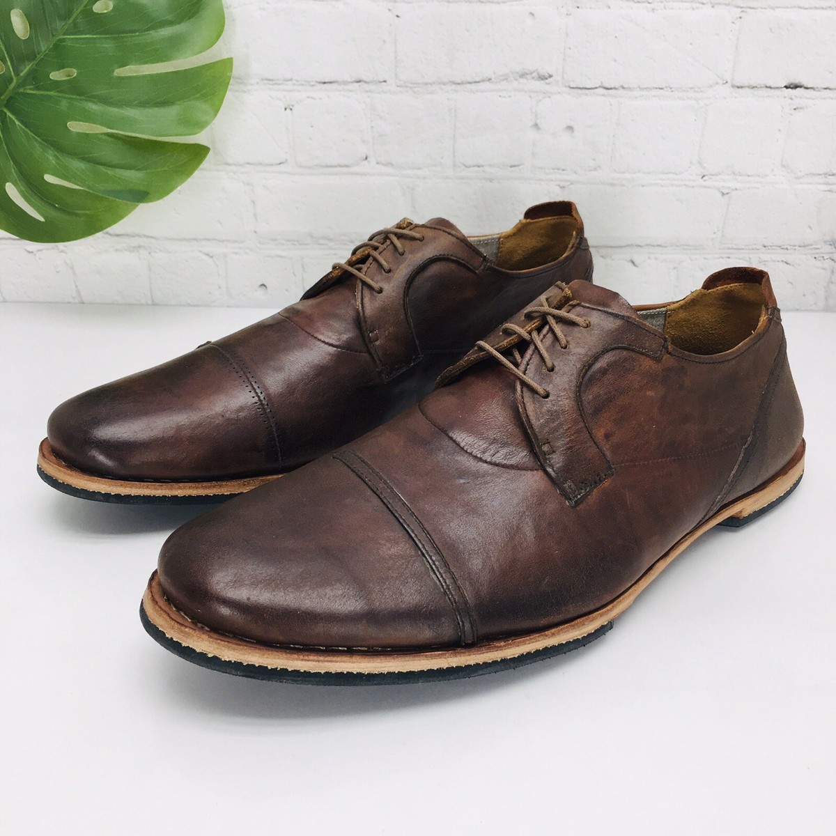 Brown Timberland Wodehouse Leather Cap Toe Derby Timberland