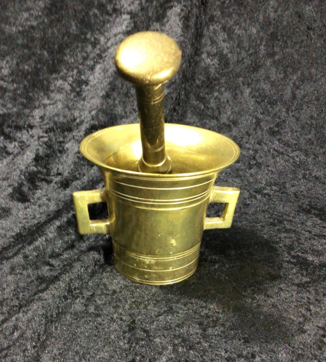 ANTIQUE APOTHECARY 19TH CENTURY RUSSIAN BRASS MORTAR AND PESTLE eBay