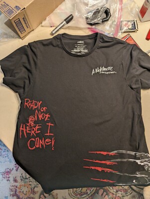 Nightmare on Elm Street EMBROIDERED T Shirt SIZE 2X Freddy Kruger VG Krueger