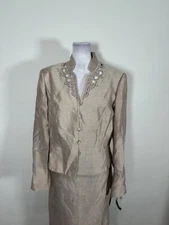 John Meyer Women’s Party Jacket Skirt Suit Set Size 12