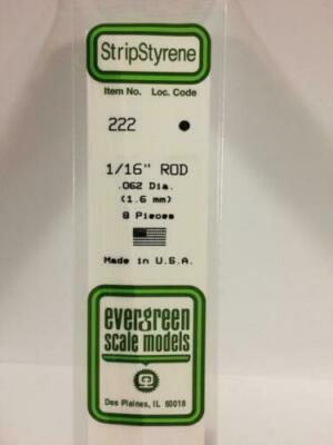 Evergreen Scale Modelle Styrol Kunststoff Streifen Rohre Winkel Stangen Kratzbau