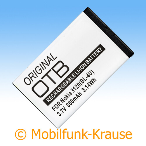 Akku F. Nokia Asha 308 850Mah Li-Ionen (BL-4U)-image