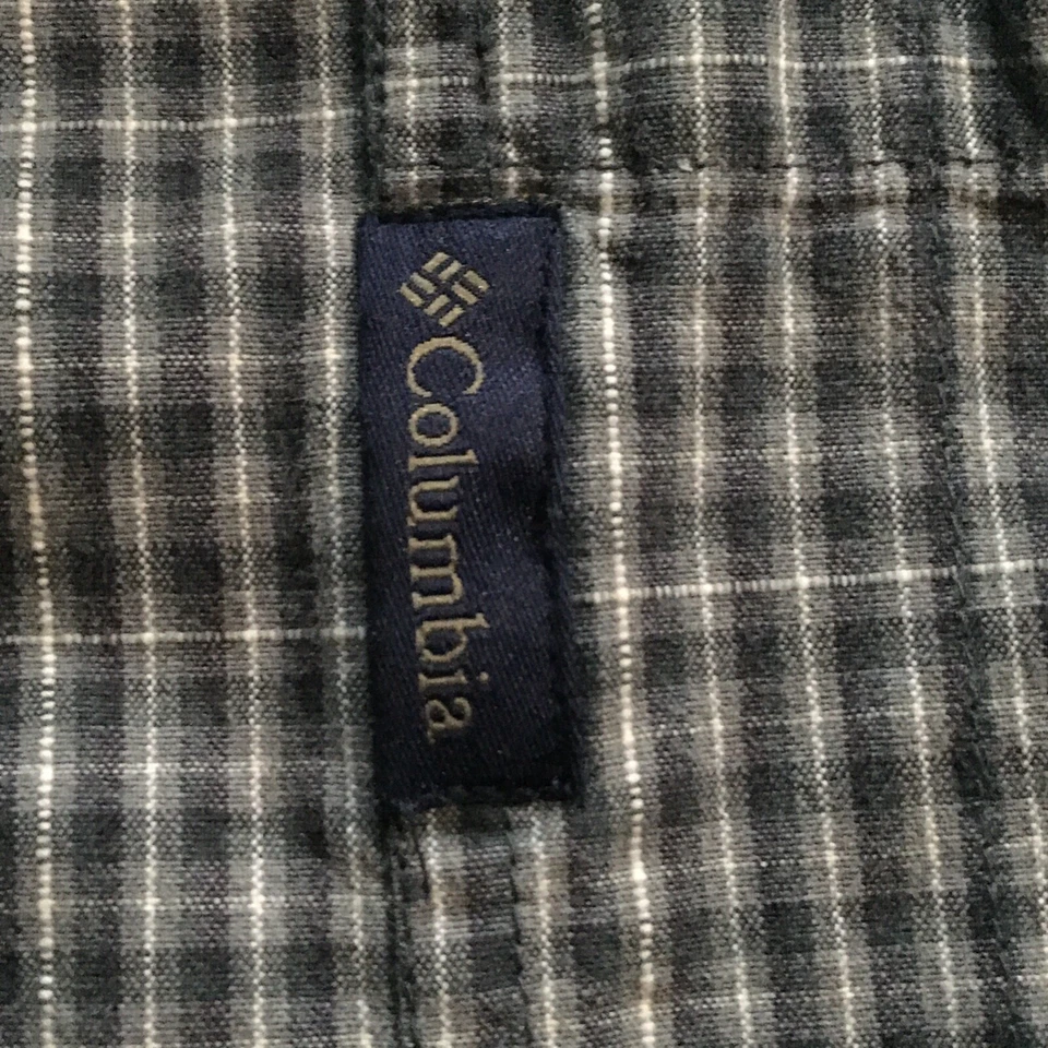 Columbia Hombre Multicolor Manga Larga Botones Camisa Informal XL Foto 3 de 4