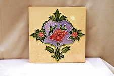 Carreaux Anciens Art Nouveau Céramique Majolique Saji Japon Décor Architectural