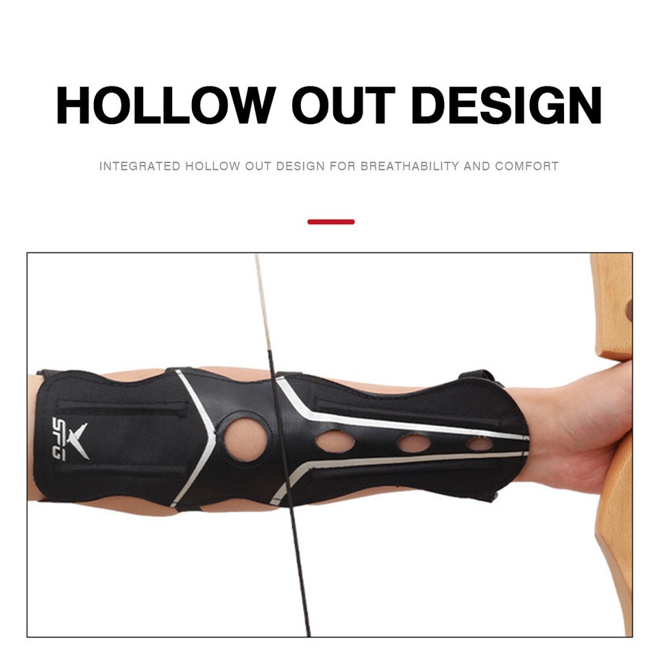 Bogenschießen Armschutz - PC Material Unterarmschoner Orange