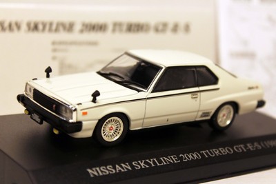 1 43 Nissan Skyline 00 Turbo Gt E S 1980 White Dism Ebay