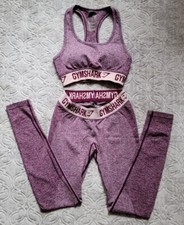 Gymshark dry flex set 2 piece Small Leggings and matching bra Women's