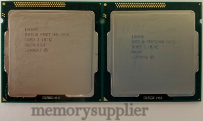 Lot of 2 Intel  Pentium  Processor G870 (3M Cache, 3.10 GHz) SR057