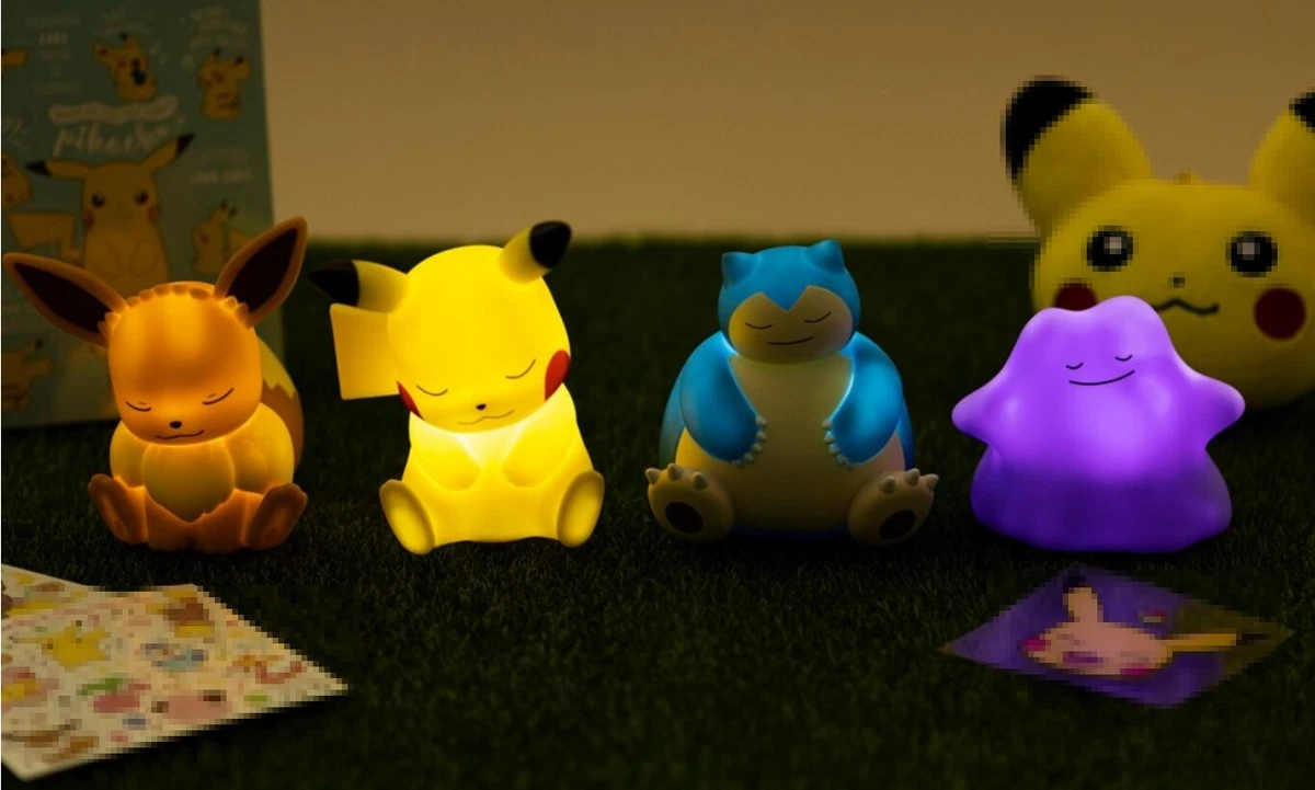 Pokémon - Lampe 3D Pikachu ou Ronflex Sleeping