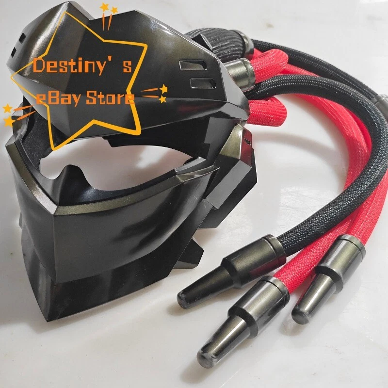 OW Overwatch Shimada Genji Shadow Cosplay Mask Helmet Mechanical Helmet Gift 1PC - Image 3 of 4