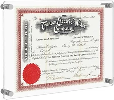 NIUBEE 8.5x11 Clear Acrylic Wall Mount Floating Picture Frame A4 Letter Size Pho