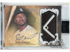 Eloy Jimenez 2021 Topps Dynasty Autograph Patch Card #DAP-EJ1 1/5