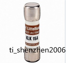 10pcs Littelfuse KLK-15  KLK 15A  15 Amp 600Vac Midget Fast Acting Fuse