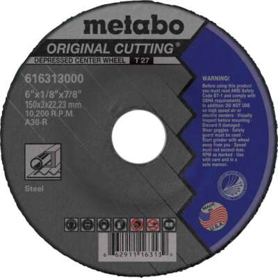 Metabo US616313000 6'' x 1/8 x 7/8 Original Slicer A60TZ 25 pack