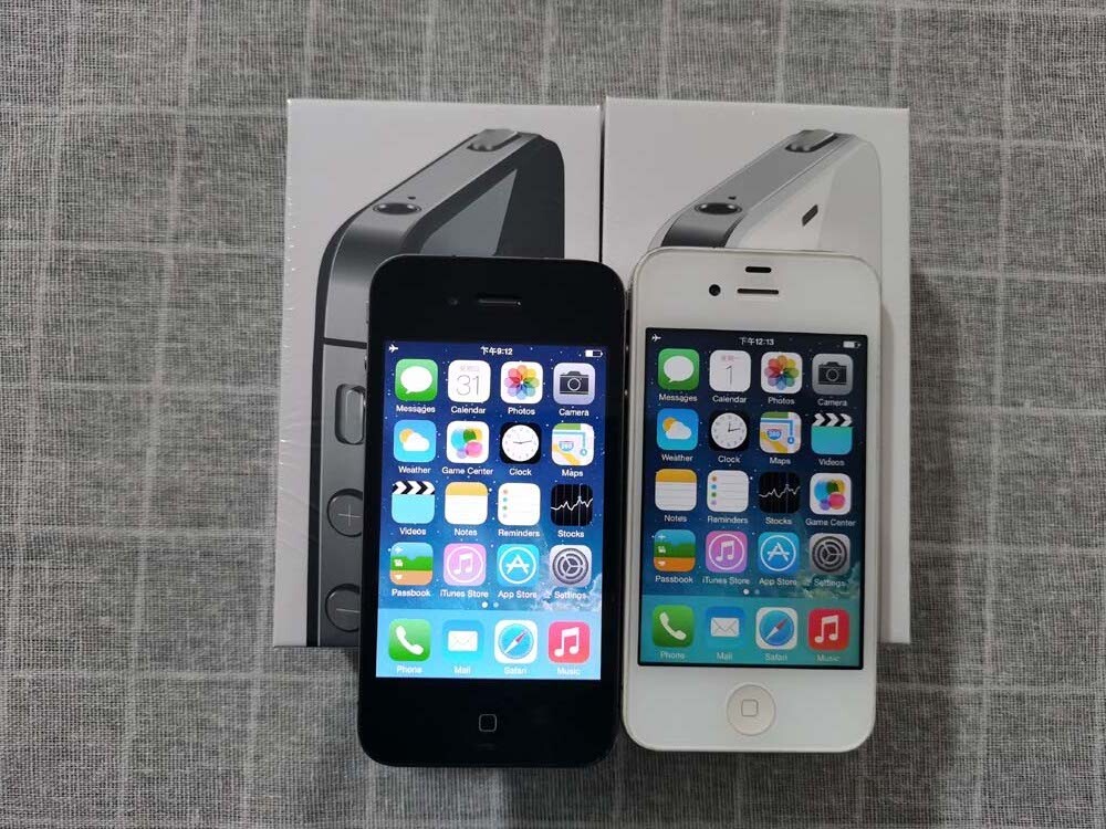 Apple iPhone 4 4S 8/16/32/64GB iOS 6/7/9 Unlocked 3G Smartphone in