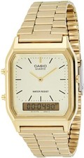 Casio Watch Unisex AQ-230GA-9DMQYES Analogue Digital Gold
