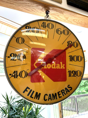 1948 Kodak Film Prototype  Bubble Glass Thermometer - Ohio Thermometer Sign Co.