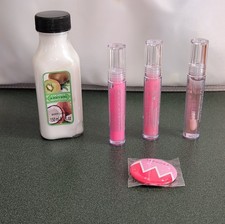 Romance & Sephora Makeup Lot Kiwi Body Lotion & Lip Glosses Full Size