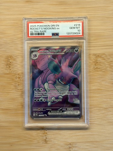 Team Rocket's Nidoking ex graded PSA 10 for sale on eBay