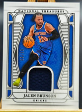 Jalen Brunson 2024-25 Panini National Treasures /99 Patch GU Material #MT-BRN