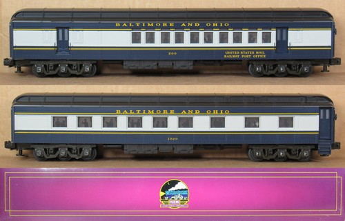 MTH Premier MT-4101 Baltimore & Ohio 70' Combine/Diner Personenwagen Set Spur O | Zustand: Used