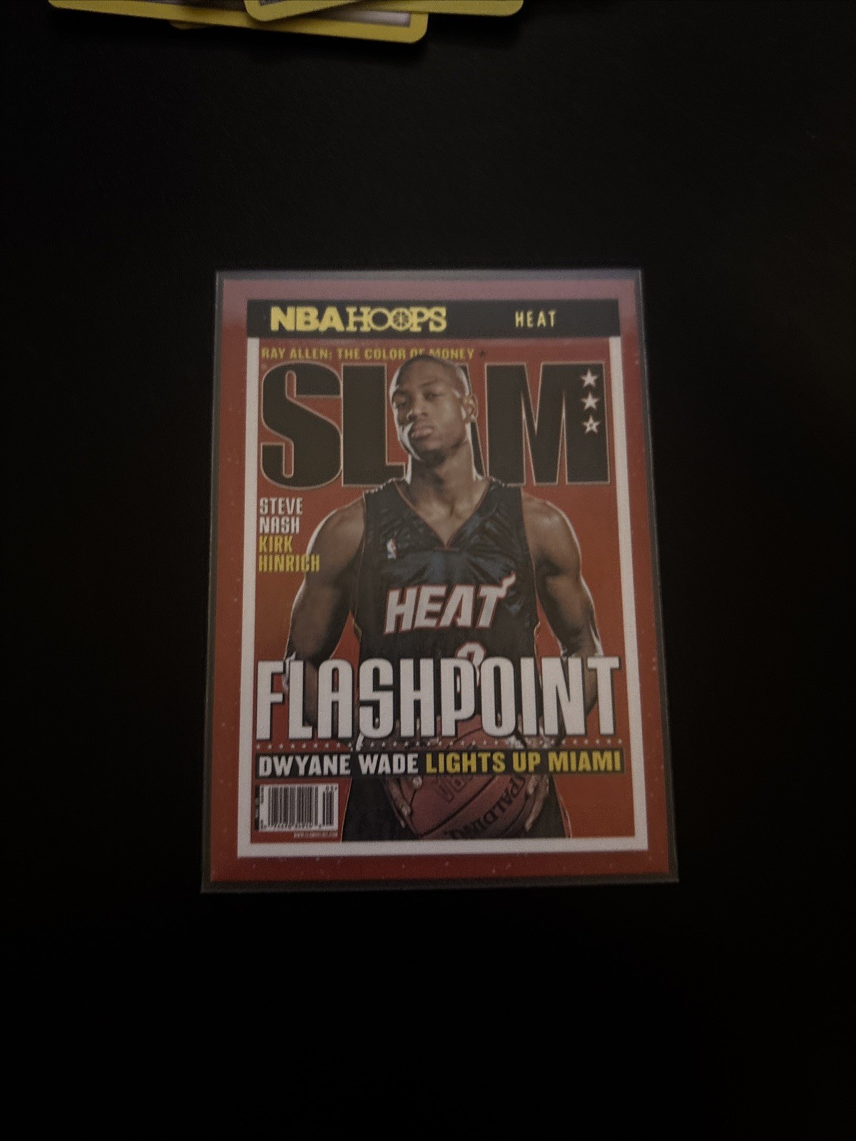 2021-22 NBA Hoops Dwayne Wade GOLD FOIL HOLO SLAM Cover SP #87 Miami Heat HOF