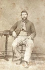 CIVIL WAR UNION 5TH INDEPENDENT IL. LIGHT ARTY. ELGIN BATT. ARTY. MAN CDV PHOTO
