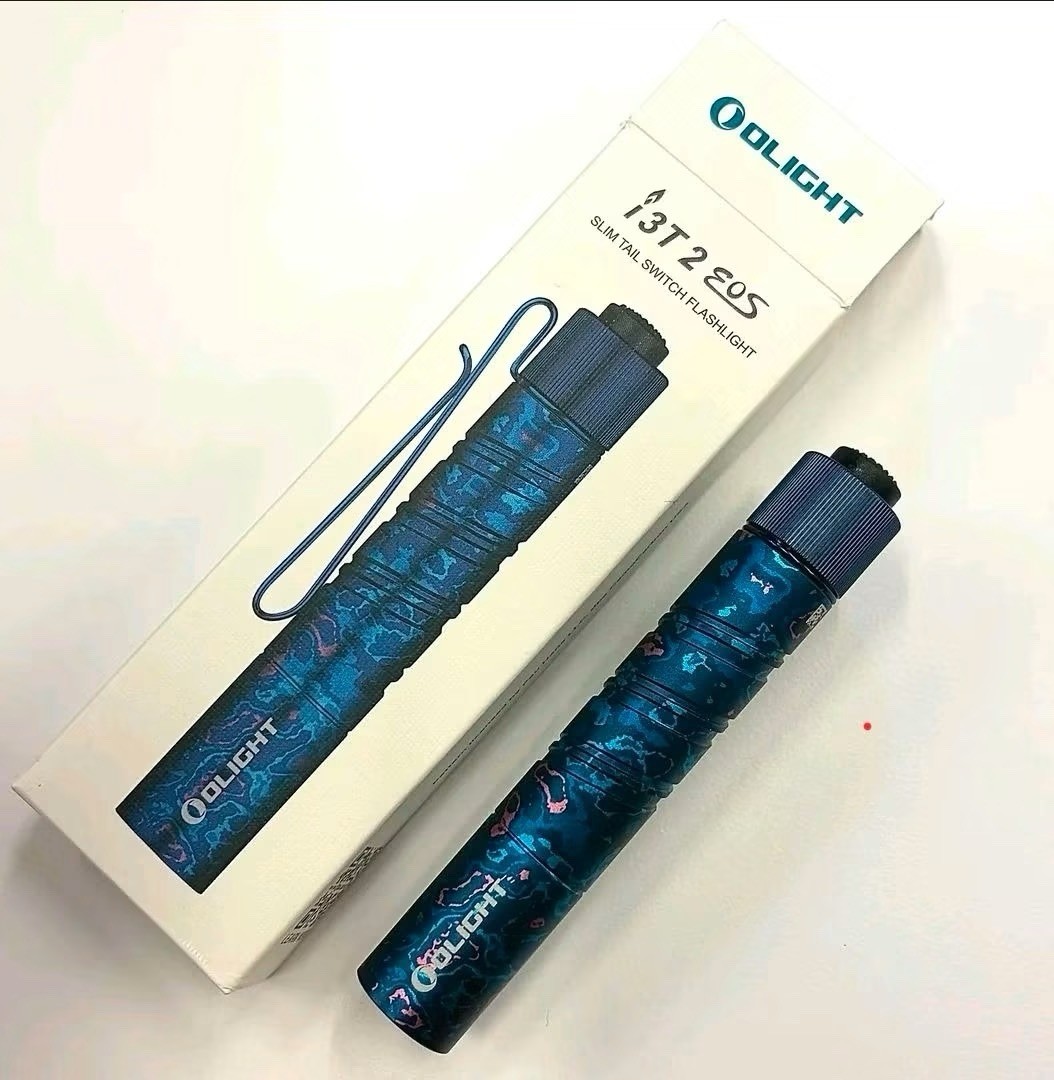 olight 記念　ブルーダイヤモンド　レッドダイヤモンド Olight I3T 2 EOS Damtanium **Alzheimer's Charity Event Exclusive