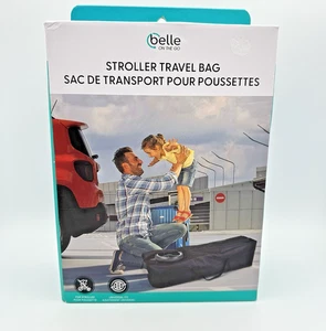 Belle On The Go Stroller Travel Bag Black Universal Fit Water Resistant