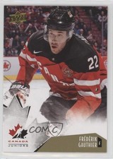 2015 Upper Deck Team Canada Juniors Gold Frederik Gauthier #42 0as4
