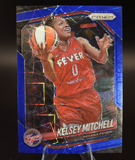 2025 Panini Prizm WNBA Kelsey Mitchell Blue Velocity #35