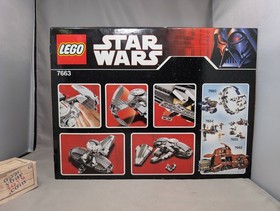 New LEGO Star Wars Sith Infiltrator 7663 Sealed 2007 Rare Darth Maul Minifig