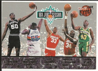 92 - 93 Ultra Fleer NBA JAM SESSION  David Robinson MINT