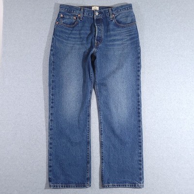 Levi's 501 90's Big E Premium Denim Jeans Mens 32x30 Straight Leg Blue