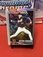 2026 Topps Series 1 Hayden Birdsong #296 Future Stars Rainbow Foil Giants 