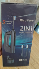 MarchPower 2-in-1 Electric Toothbrush with Built-In Water Flosser