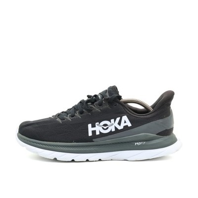 Hoka One Herren Mach 4 Sneaker EU 42 Schwarz 1113528 BDSD Mesh Low-Top