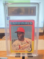1975 Topps Bob Gibson #150 St. Louis Cardinals Base Set Vintage GMA 5