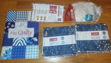 Mrs. Quilty Monthly Set Pattern Book 16x Quilting Fat Quarters Squares Versatile