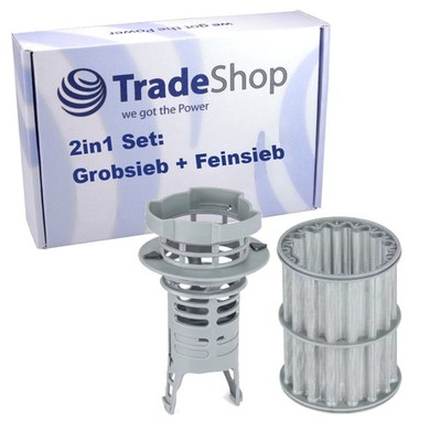 Grobsieb Feinsieb Set kompatibel mit Thermador DWHD640JFM/D5 DWHD640JPR/87